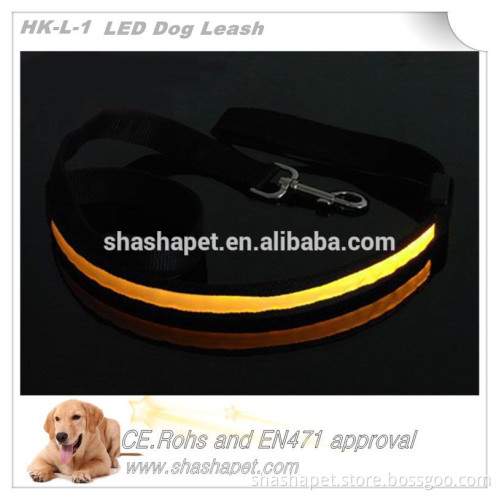 Pet grooming in led dog leash with dog lead